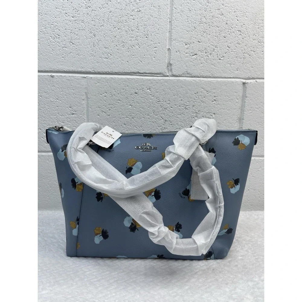 Coach Women's Ava Tote In‎ Field Floral Print Coated Canvass Bag NWT